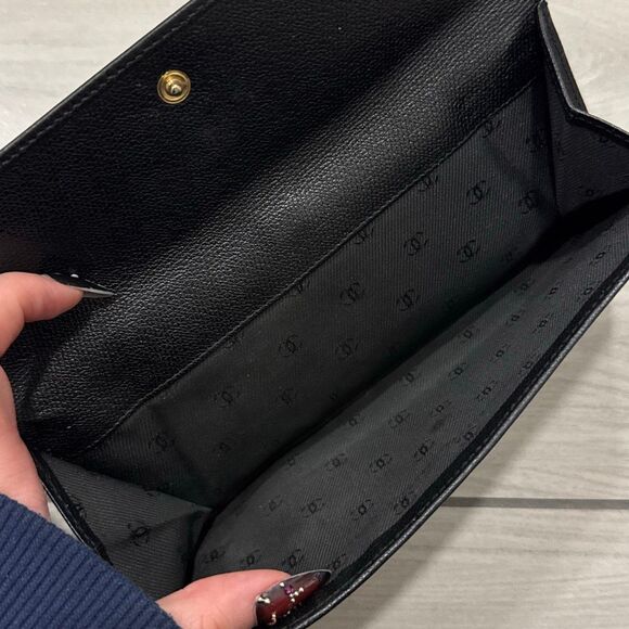Chanel vintage CC Black Button Bifold Wallet   Authentic. Come with authenticity - Picture 10 of 14